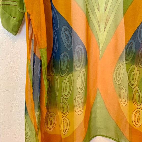 BOHO long flowy over top One Size Festival wear beach cover up - Picture 2 of 4